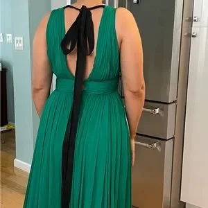 パーティードレス PINKO 104955 A0IM X26 Dresses Green m_6320f39e56b2f84b7aae93ec.jpg